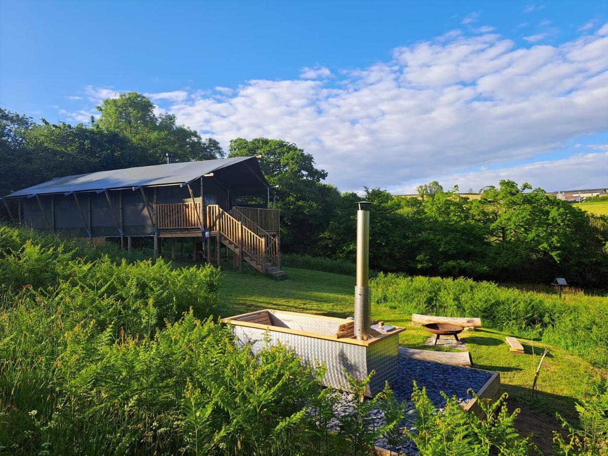 Brackenhill Glamping - Safari Tent With Hot Tub - Sleeps 6 Ivybridge Zewnętrze zdjęcie