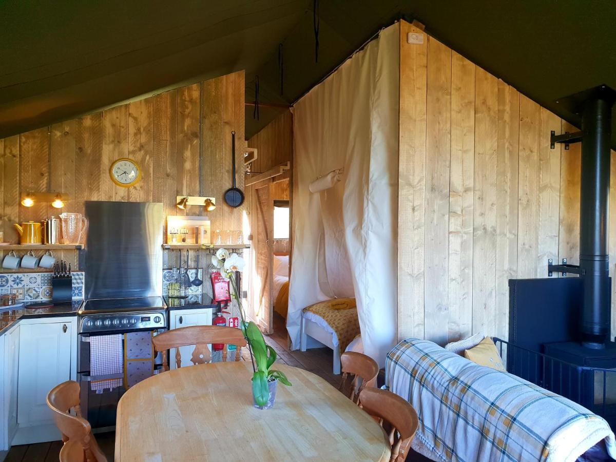 Brackenhill Glamping - Safari Tent With Hot Tub - Sleeps 6 Ivybridge Zewnętrze zdjęcie